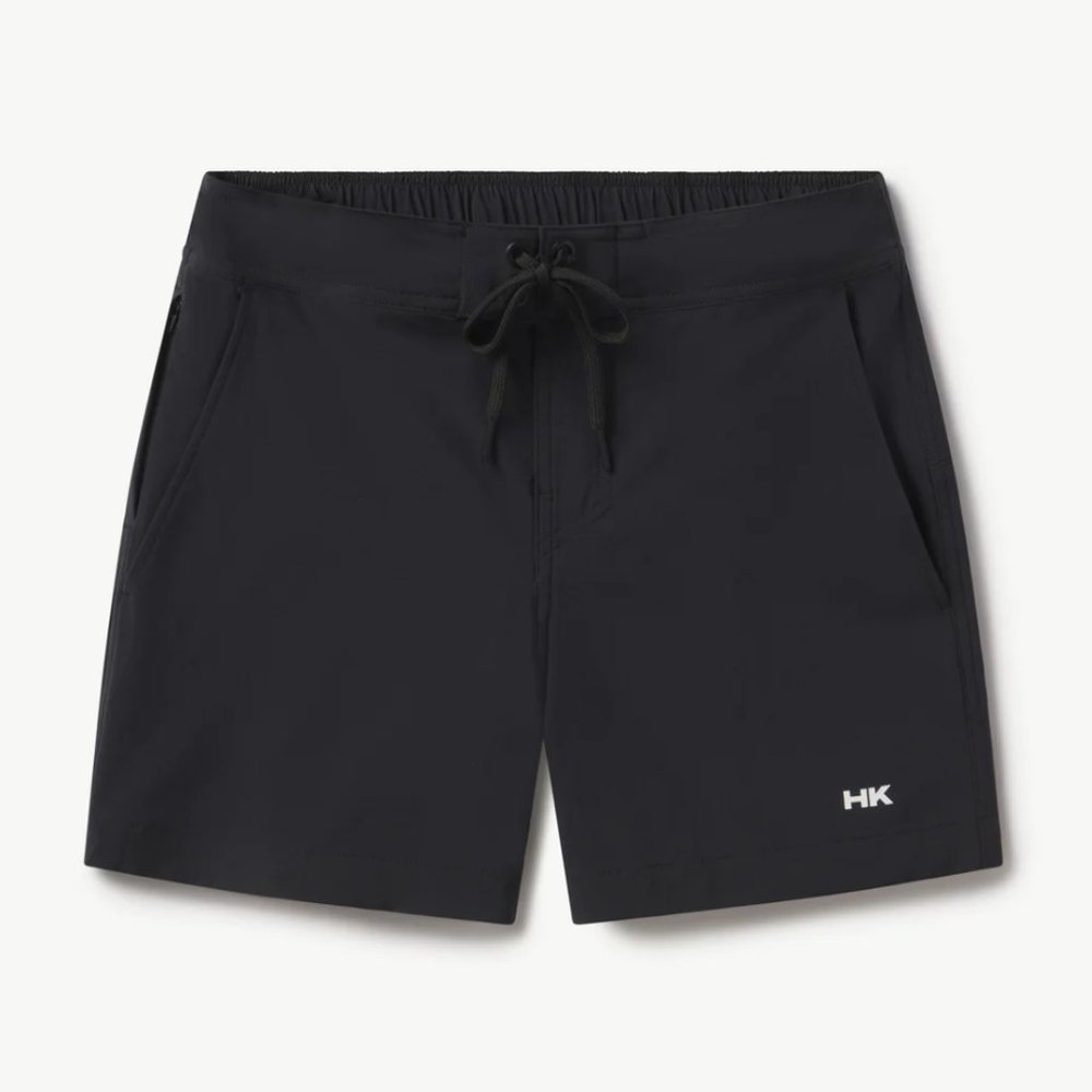 Human Kind Swim, Boardshort — 5” - Black / L / 5″